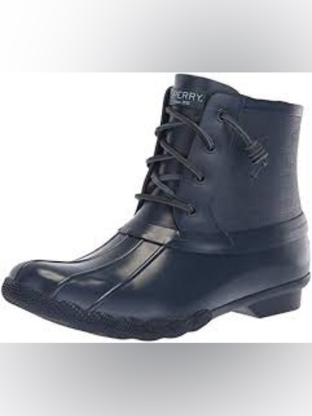 Sperry Navy Salt Water Duck Rain Boots - Picture 2 of 8